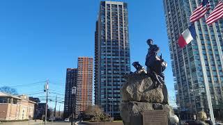 ⁴ᴷ⁶⁰ Walking tour of downtown Fort Lee, New Jersey