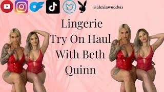 *SEXY* BODYSUIT LINGERIE TRY ON HAUL WITH BETH QUINN