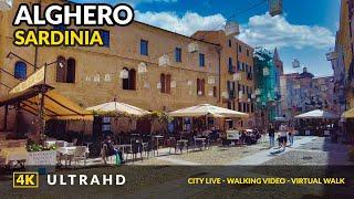 Alghero ️Saardinia 4K Walking Tour City Center