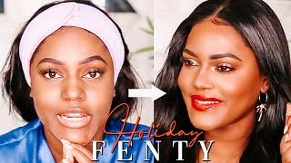 Rihanna Holiday Makeup | Full Face of Fenty Beauty!