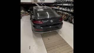 2018 VW Arteon with retrofitted OEM electric rearlid + Swivel type tow hitch