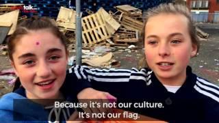 Young Protestants want to burn the Orange in Irish flag