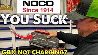 Noco You Suck! WATCH THIS IF YOUR NOCO GBX Will Not Take A Charge!