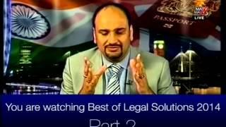 Harjap Bhangal Legal Solutions Best Clips 2014 Part 2 Full Show 20150102 1859   MATV National 00