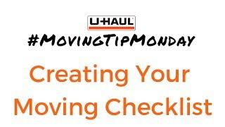 MovingTipMonday - Your Moving Checklist