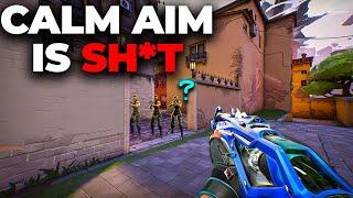 why "calm aim" is the biggest lie in valorant.