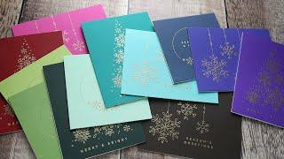 FAST & EASY Holiday Cards - 13 cards in 40 Minutes!