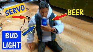 Remote Controlled Action Figure Build For RC Car- Animatronics