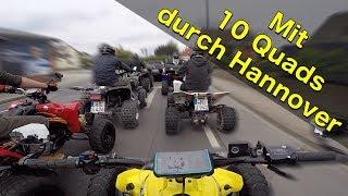 Mit 10 Quads durch Hannover / Quad-Vlog ToxiQtime