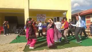 Teachers' dance at Fulapa primary school