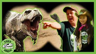 Look Out! GIANT Dinosaur Galore |  T-Rex Ranch Dinosaur Videos