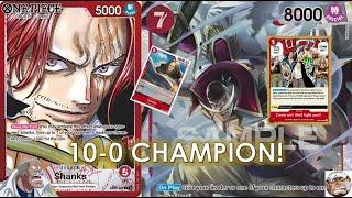 (OP09) UNDEFEATED Shanks Deck! | 10-0 Winner