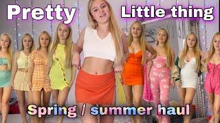 Pretty little thing spring haul | super cute colours | outfit ideas