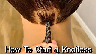 **DETAILED** How to Start a Knotless Braid | •BraidsbyTyTi