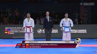 Damian Quintero Capdevila vs Ali Sofuoglu Final Male Kata World Championships Budapest 2023