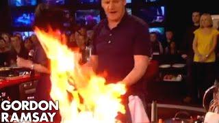 Making Sauce for Steak Diane | Gordon Ramsay