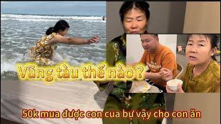 Mẹ chồng Trung Quốc CHỊU CHƠI tắm biển chỉ vì TIẾC 50 nghìn_nấu món gì khi đến Vũng tàu và cảm nhận?