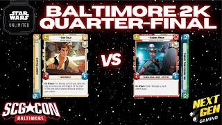 Star Wars Unlimited 2K Top 8 Feature Match | Han Yellow vs Sabine Green | SCG CON Baltimore