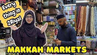 Cheap Markets In Makkah  | 2 Riyal Shop | Makkah street vlog