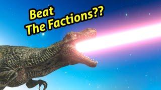 Plasma beam T-rex vs factions animal revolt battle simulator