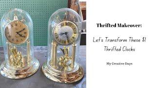 Transforming Thrifted Clocks: DIY Makeover for Stunning Home Decor!