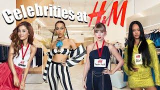 Celebrities at H&M