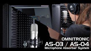 OMNITRONIC AS-03 / AS-04 Microphone Absorber System
