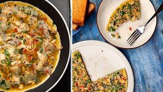 High Protein Breakfast | Omelette Recipe | Chicken Omelette | Breakfast Recipe | The Spice Diary