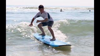 Beginner-Intermediate Surfing Lesson in Daytona Beach 8-14-24 @Daytonabeachoceansportsvideos