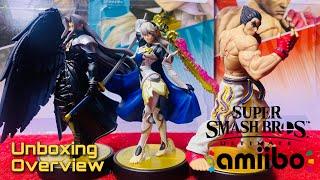 Super Smash Bros Ultimate Amiibo Unboxing Overview Sephiroth Kazuya Corrin Player 2