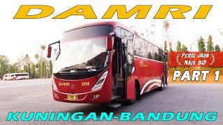 JARANG TEREKSPOSE DAMRI RUTE KUNINGAN-BANDUNG • TRIP SANTAI PAGI HARI LIHAT PEMANDANGAN ALAM PART 1