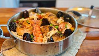 Paella à la Sénégalaise au Fonio avec Meryam