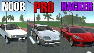 NOOB vs PRO vs HACKER in Car Simulator 2 - Sport Edition