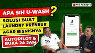 INGIN BISNIS LAUNDRY AUTOPILOT DAN BUKA 24 JAM PAKAI SYSTEM U-WASH | QRCODE Laundry