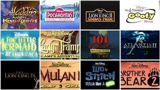 Disney animated direct to video sequels trailer logos (1994 - 2008)