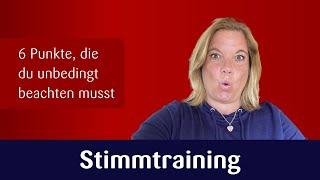 Stimmtraining - So trainierst du deine Stimme