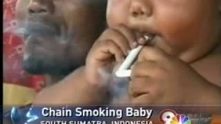 CHAIN SMOKING BABY