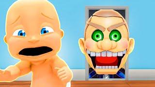 Baby ESCAPES Mr Funny's Toy Shop!