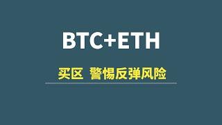 【12月24日】BTC+ETH：买区，警惕反弹风险！