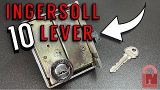 10 Lever Ingersoll Impregnable Door Lock Pick and Gut