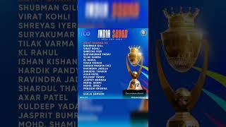 India's squad for Asia cup 2023 /#asiacup2023 #indiawon #rohitsharma /the crichub official