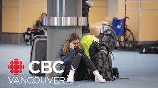 Travellers spend days in YVR