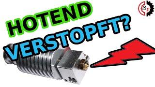 Hotend Verstopft? Hier die LÖSUNG!!! E3D V6 Hotend läuft aus Lösung für das Problem Hotend Clogged