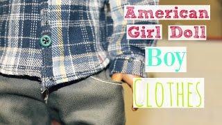 American Girl Doll Boy Clothes || Sewing + Etsy Shops