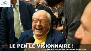 Quand Jean-Marie Le Pen participait à la 3ème Fête du Pays Réel !