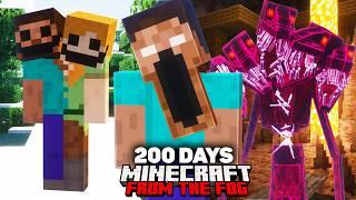 I Spent 200 Days in the Updated From The Fog in Minecraft... Here's What Happened