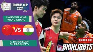 Liang /Wang (CHN) vs Rankireddy/Shetty (IND) - QF | Thomas Cup 2024