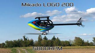 Mikado LOGO 200 | 5800RPM | 3D Flight