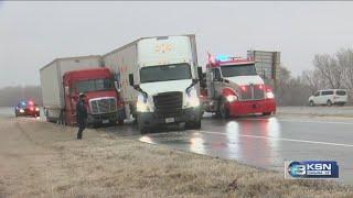 Winter weather causing havoc on Kansas roads