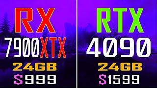 RTX 7900XTX vs RTX 4090 // PC GAMES BENCHMARK TEST // 2160P ||